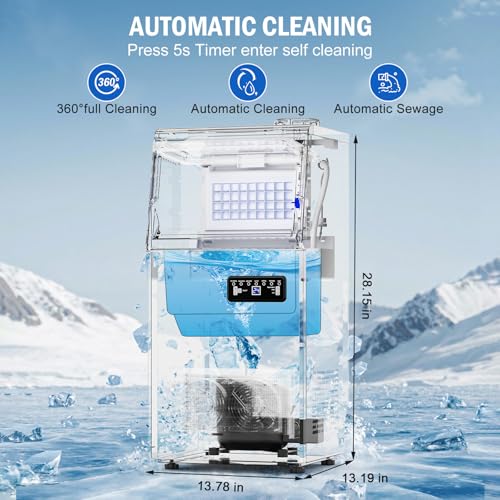 120LBS Undercounter Commercial Ice Maker