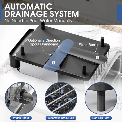 Stainless Steel Dish Drying Rack for Kitchen Counter