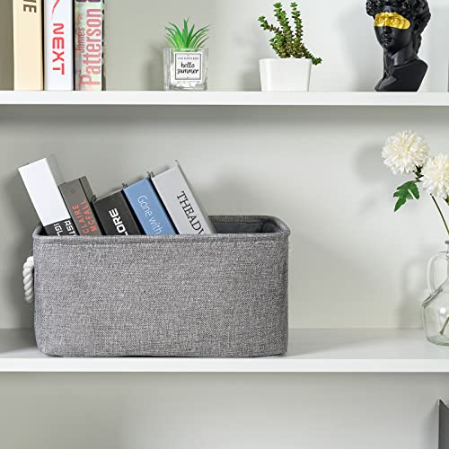 Storage Bins Medium 3 Pack Storage Baskets for Organizing Shelves (3 Count)