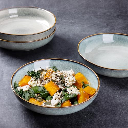 8.5’’ Ceramic Pasta Bowls Set of 6 (6 Count)