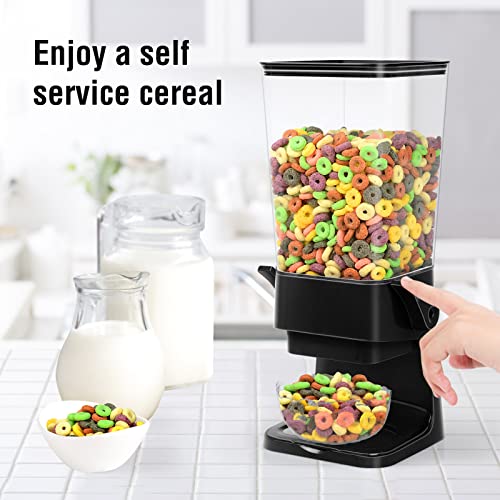 Cereal Dispenser Countertop 2 Pack 5.5 Qt Large Cereal Storage Container (2 Count)