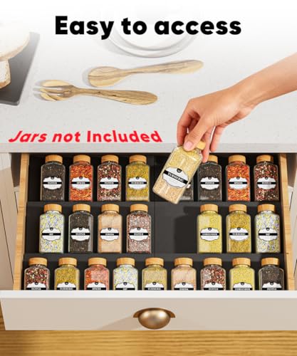 Spice Drawer Organizer (6 Count)