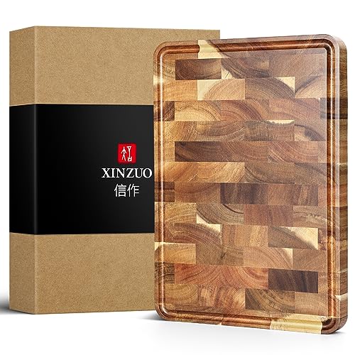 Acacia Wood End Grain Cutting Board