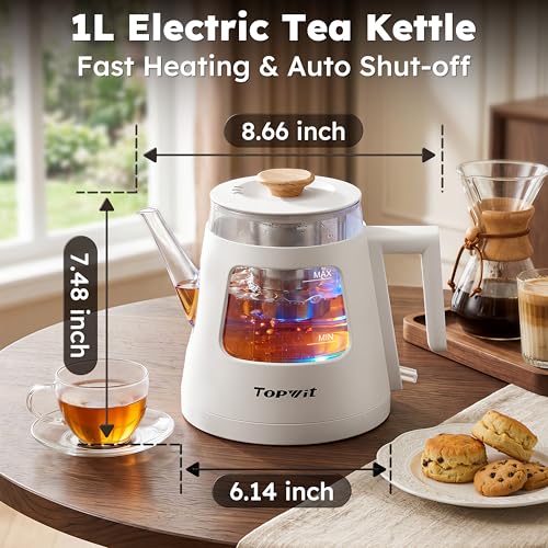 1L Gooseneck Electric Tea Kettle