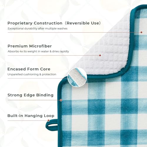 Dish Drying Mats 2 Pack (2 Count)