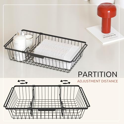 2 PACK】Wire Baskets for Organizing (2 Count)