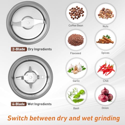 Electric Coffee and Spice Grinder