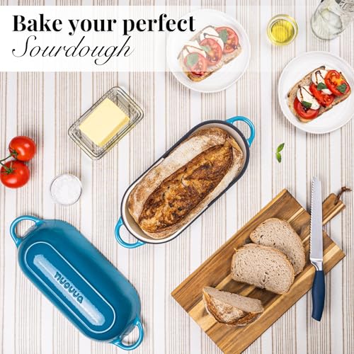 Enamelled Cast Iron Bread Loaf Pot
