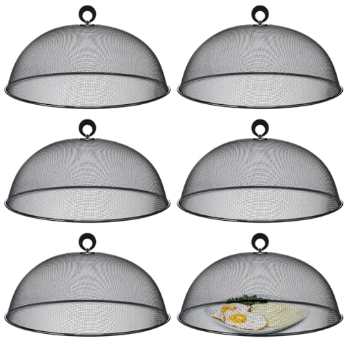6 Pcs Metal Mesh Food Cover Outdoor Food Tents