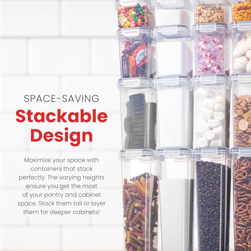 Airtight Food Storage Containers with Lids 24 (24 Count)