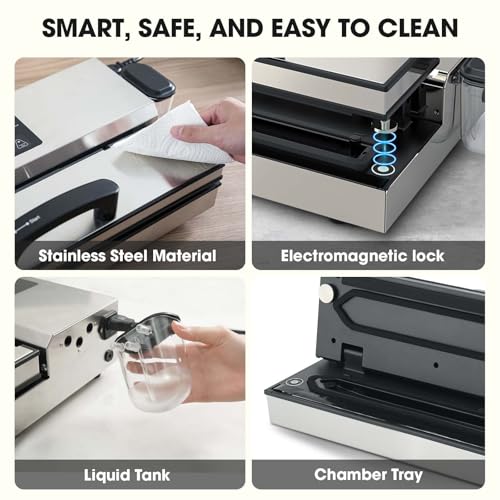 Precision 16'' Commercial Vacuum Sealer Machine for Moist Foods 95kPa