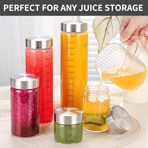 11 Oz Glass Juice Bottles (4 Count)