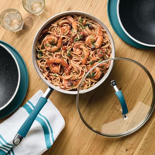 Cucina Ceramic Nonstick Saute Pan with Lid
