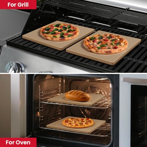 2 PCS Pizza Stones Set