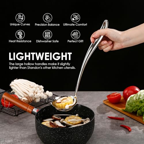 18 10 Stainless Steel Kitchen Utensils Set (9 Count)