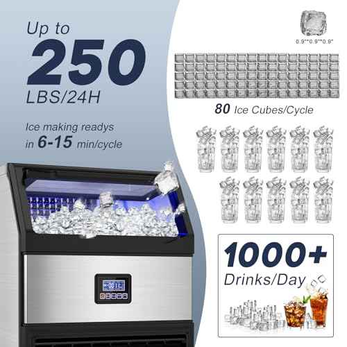 Commercial Ice Maker Machine 250LBS