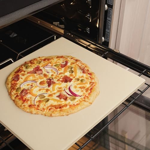 Pizza Kitchen Rectangular Pizza Stone for Oven and Grill