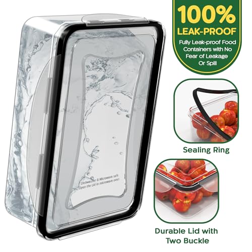 66 Pcs Food Storage Containers with Lids Airtight (31 Count)