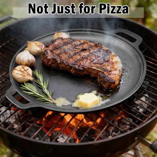 13.8 Inch Cast Iron Pizza Pan