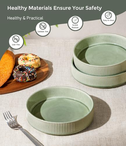 7.5 Inch Pasta Bowls Set of 6 (6 Count)