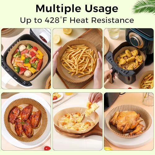 6.5In Round Disposable Air Fryer Liners 200PCS for Gourmia