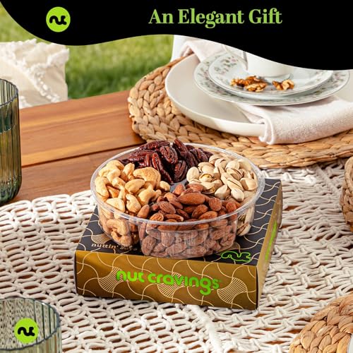 Mixed Nuts Gift Basket in Black Gold Box (12 Ounce)