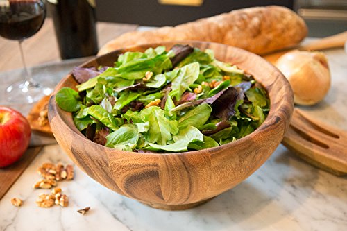 Ironwood Acacia Wood Salad Bowl