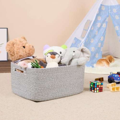 Large Storage Baskets for Shelves (3 Count)