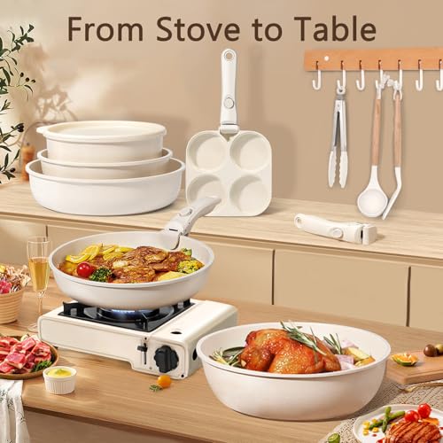 Ceramic Pots and Pans Set Non Stick