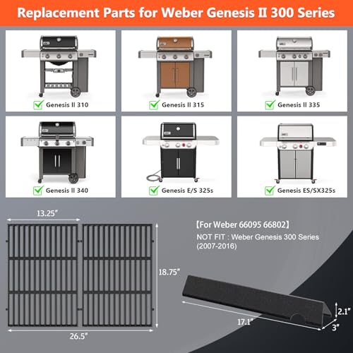 Genesis II Flavorizer Bars Replacement Parts