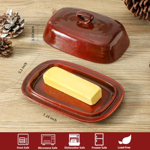 Butter Dish with Lid for Countertop