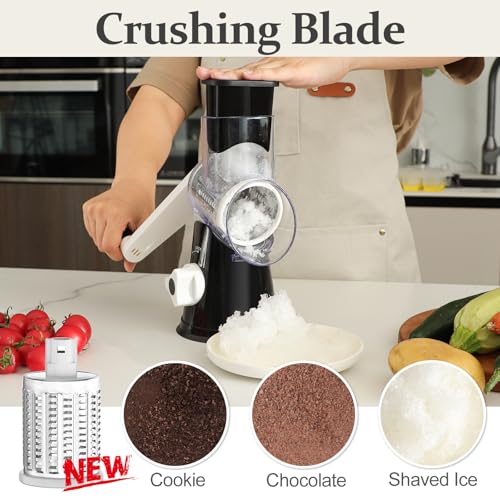 Rotary Cheese Grater Hand Crank Cheese Shredder