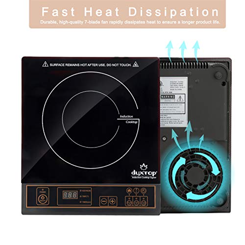 1800W Portable Induction Cooktop Countertop Burner