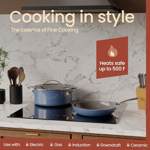 Bakken 12 Piece Ceramic Cookware Set (8 Count)