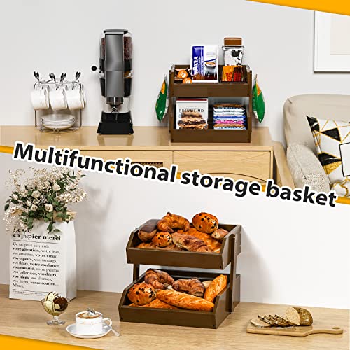 Bamboo Fruit Basket for Kitchen