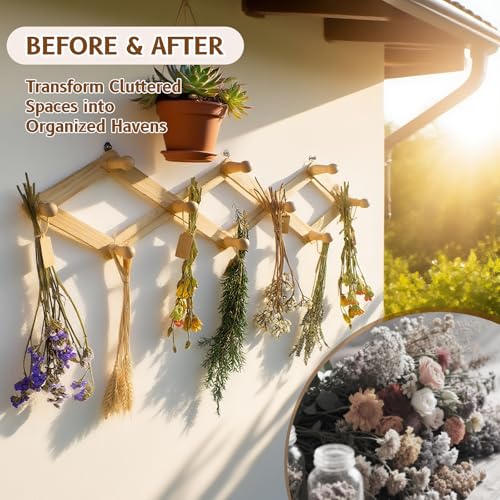 Rustic Adjustable Herb Drying Rack