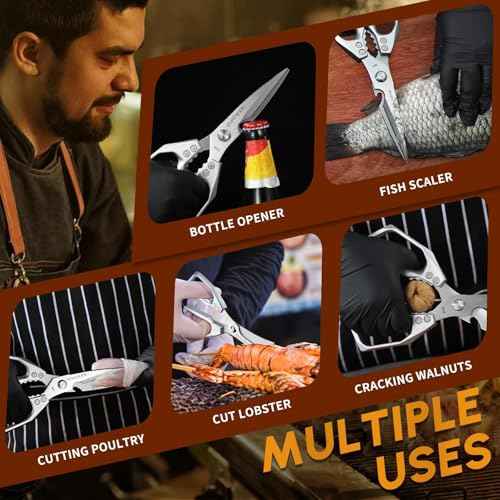 Kitchen Shears Set Silver (2 Count)
