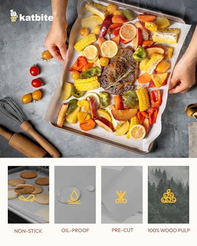 300 Pcs Parchment Paper Baking Sheets