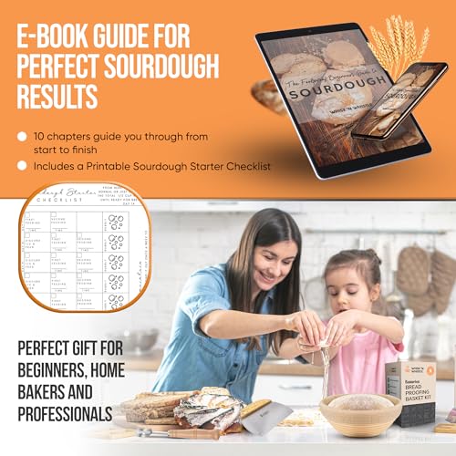Complete Banneton Bread Proofing Basket Set (2 Count)