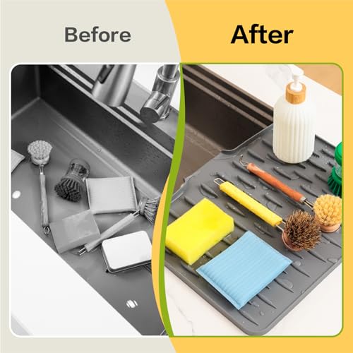 Silicone Dish Drying Mat for Kitchen Counter