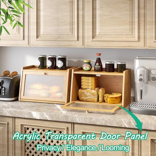 Bread Box for Kitchen Counter