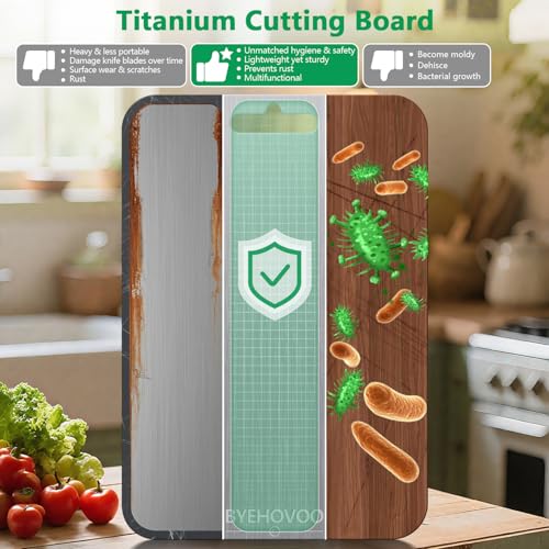 Titanium Cutting Board for Kitchen