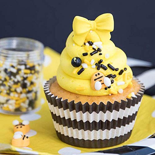 Bumble Bee Sprinkles for Cake Decorating and Baking Cookies (4 Ounce)