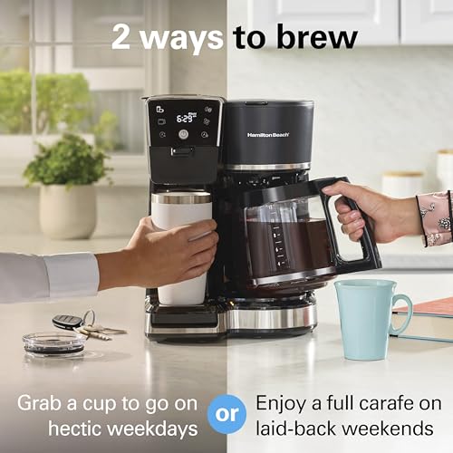 2 Way Drip Coffee Maker & Single Serve Coffee Machine