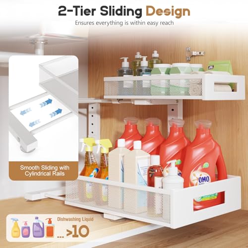 2 Pack Under Sink Storage Organizer (2 Count)