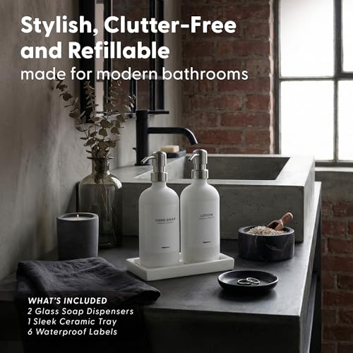 Bathroom Soap Dispenser Set (3 Count)
