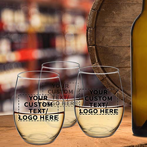 50 ARC Stemless Wine Glasses Set (50 Count)