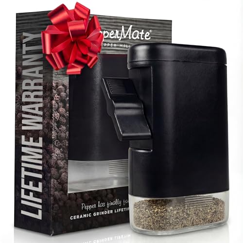 Black Pepper Mill and Pepper Grinder