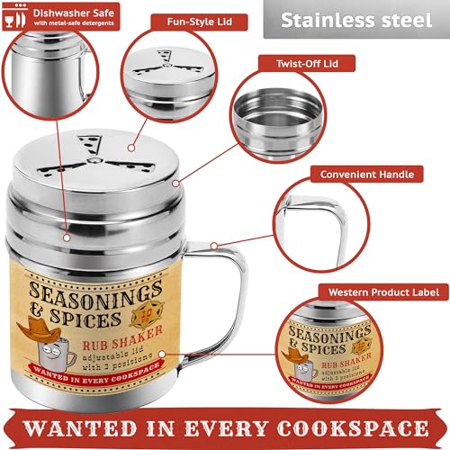 Pack of 2] 10 oz Seasonings Spice Shakers (2 Count)