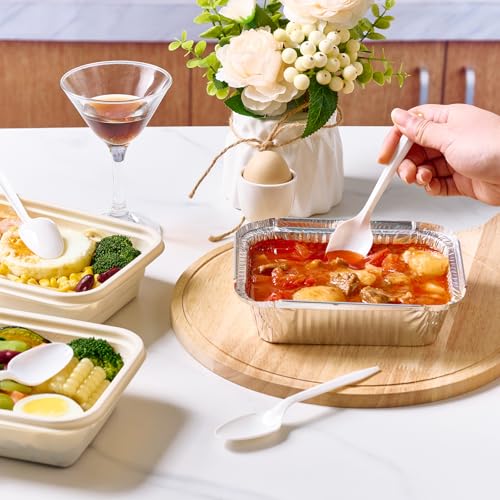 1000 Pack Plastic Teaspoons White